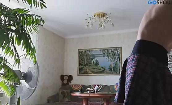Crossdresser Gets Naughty Anal Plug, Hand Job Fantasies Unleashed